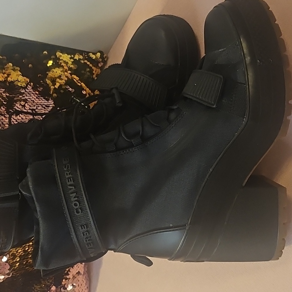 Black High-Top Women's Boots